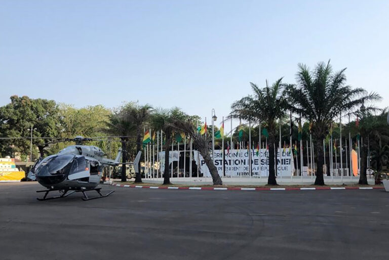 Lire la suite à propos de l’article Ferry flight (Italia to Guinée Conakry) & technical support on EC145 C2 VIP